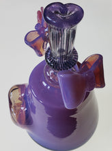 Purple Heart + Bow 10mm vase